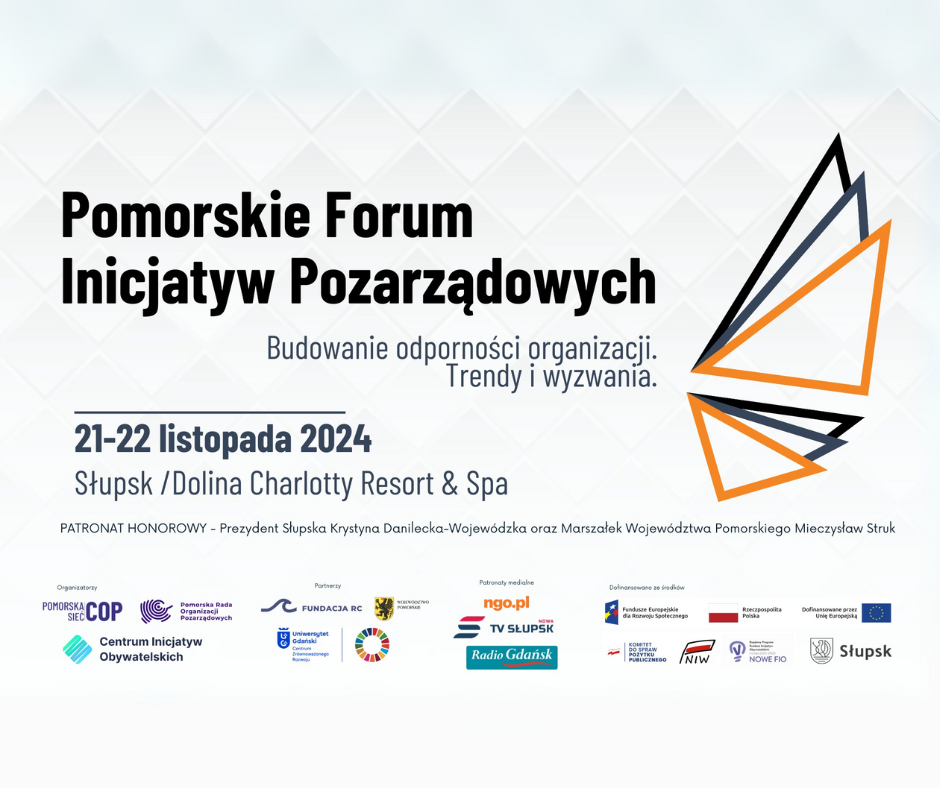 POMORSKIE FORUM INICJATYW POZARZĄDOWYCH 2024