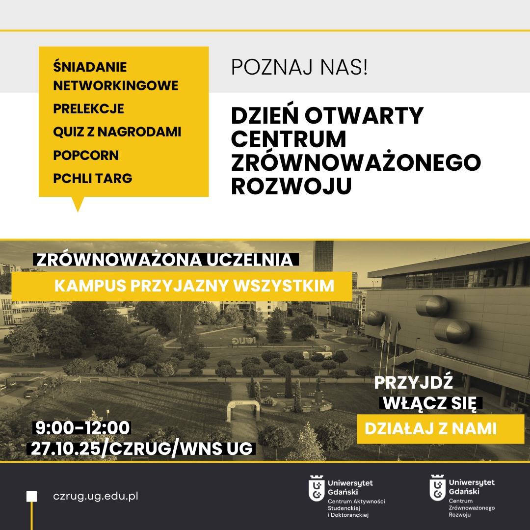 Dzień Otwarty Centrum Zrównoważonego Rozwoju UG