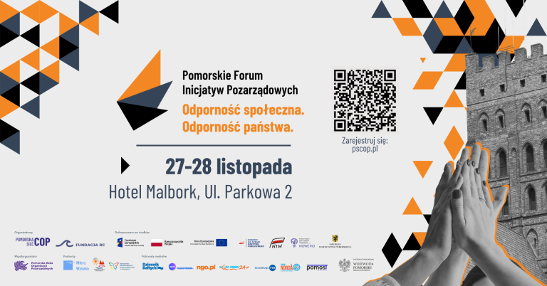 Pomorskie Forum Inicjatyw Pozarządowych 2025 – zapraszamy!