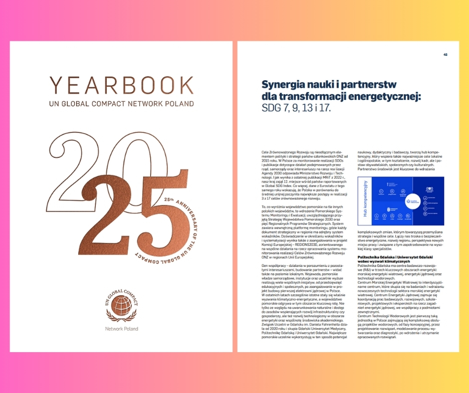 Silne partnerstwa na Pomorzu w Yearbook 2025 UN Global Compact Network Poland