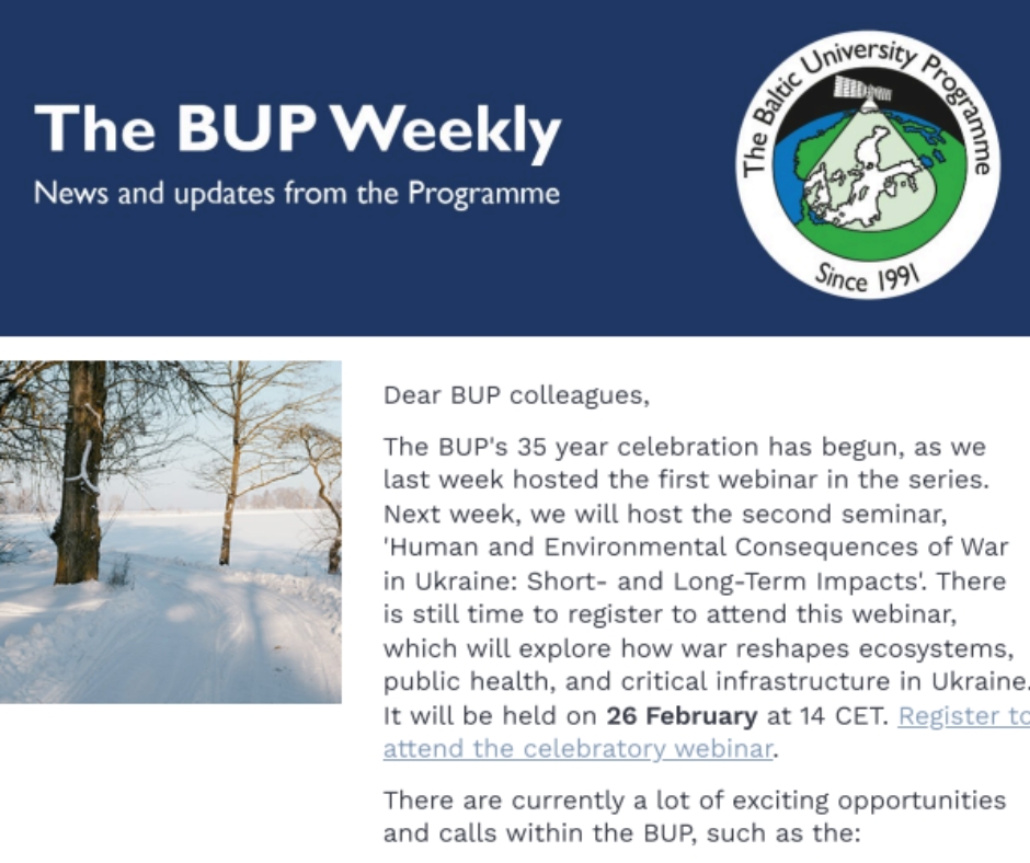 BUP Weekly