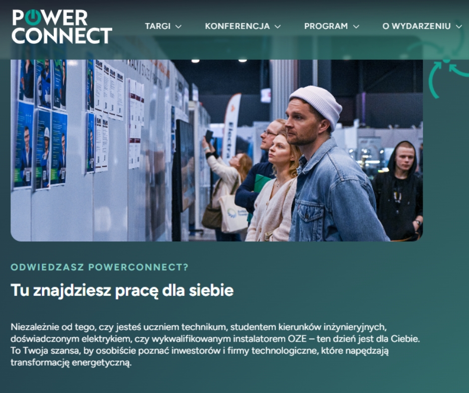 PowerConnect – weź udział w Dniach Kariery i rozpocznij pracę w branży energetycznej!