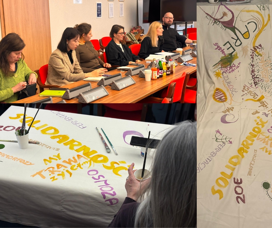 Przy długim stole, gdzie myśli stają się daniem głównym